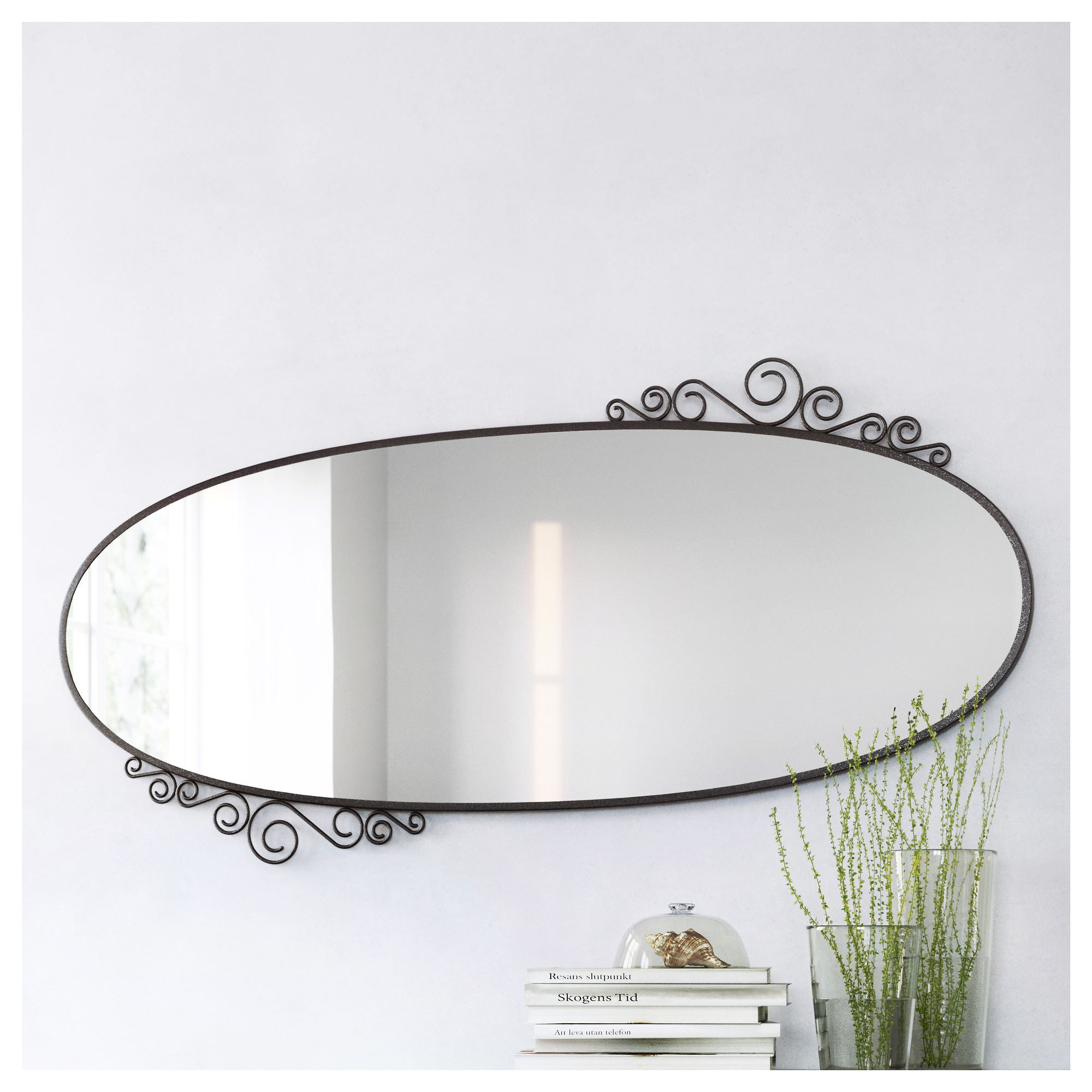 EKNE IKEA Güzgü, oval, 70x150 см
