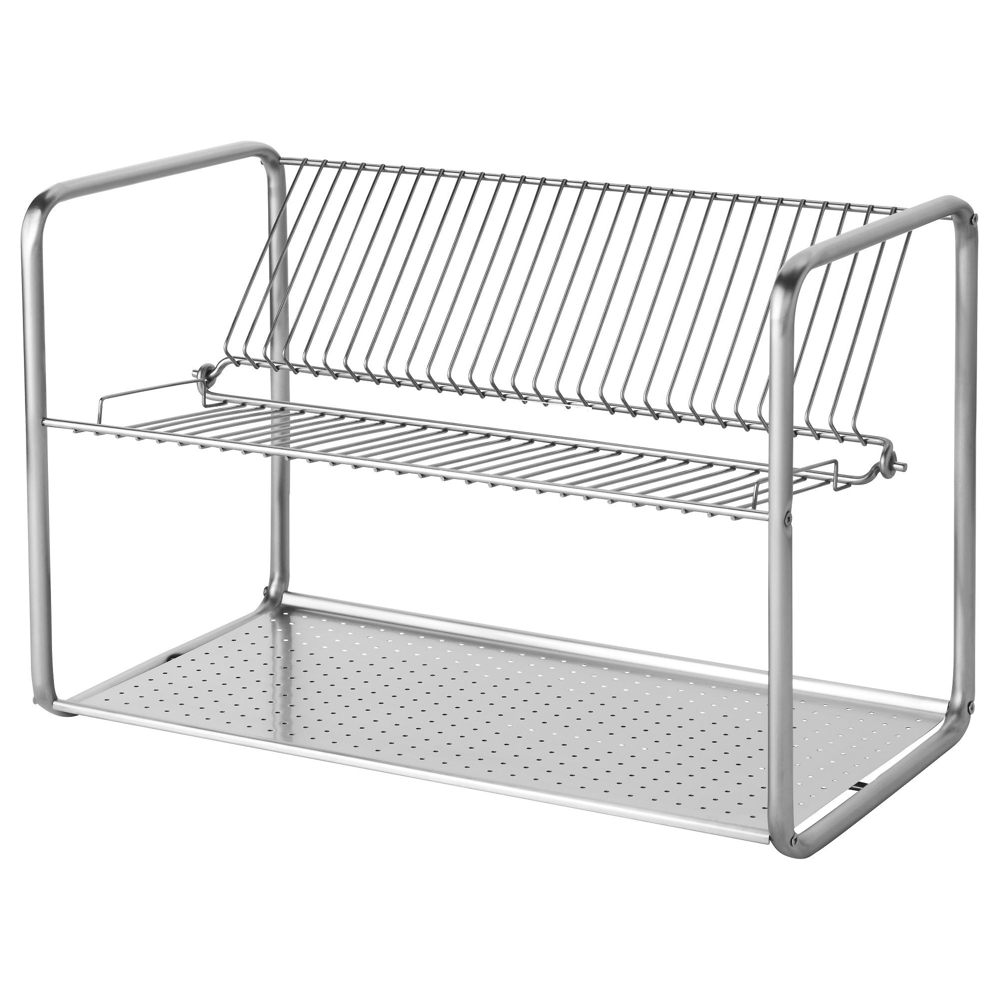 ORDNING IKEA ОРДНИНГ Сушилка посудная, нержавеющ сталь 50x27x36 см