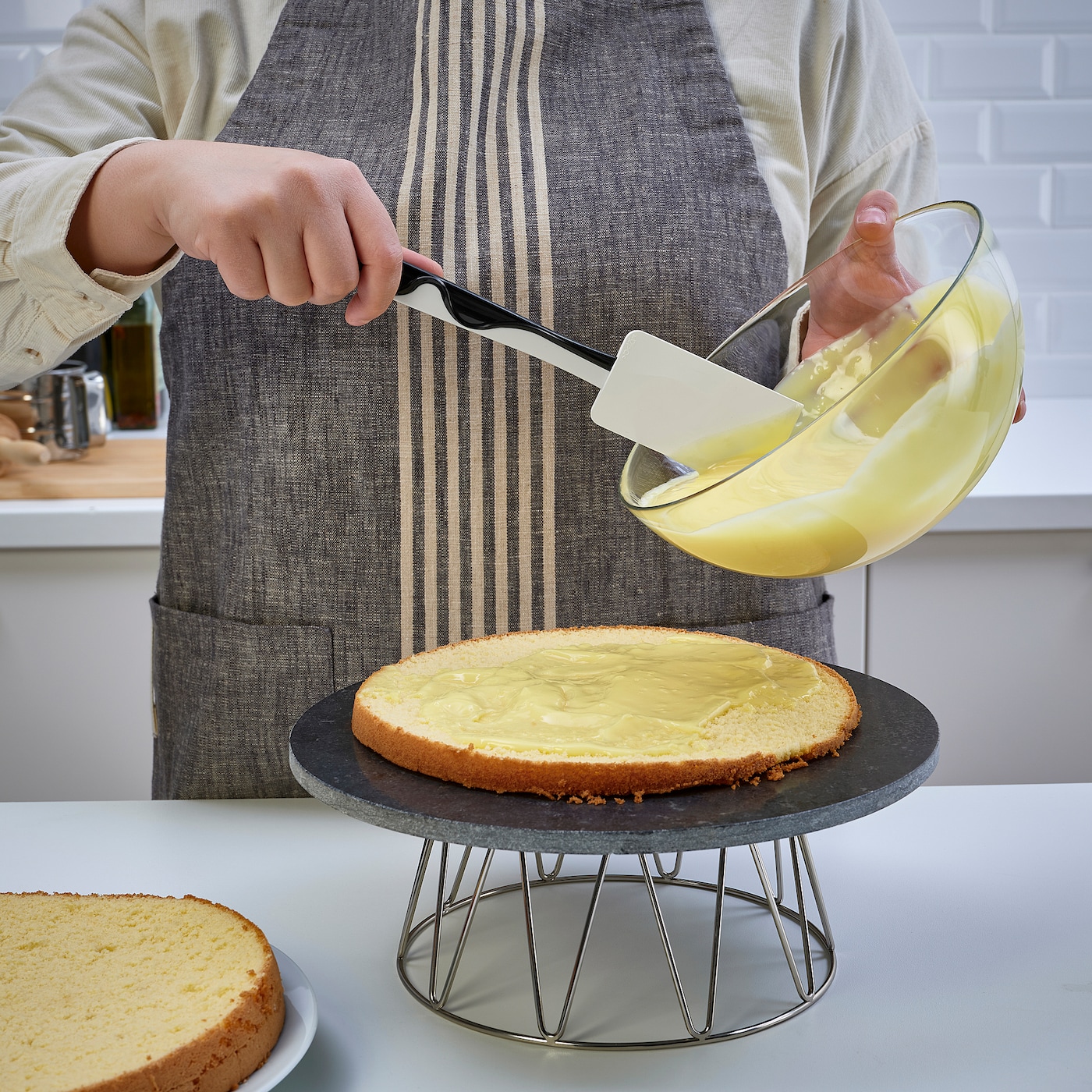 GUBBRORA IKEA Spatula, qara/ağ