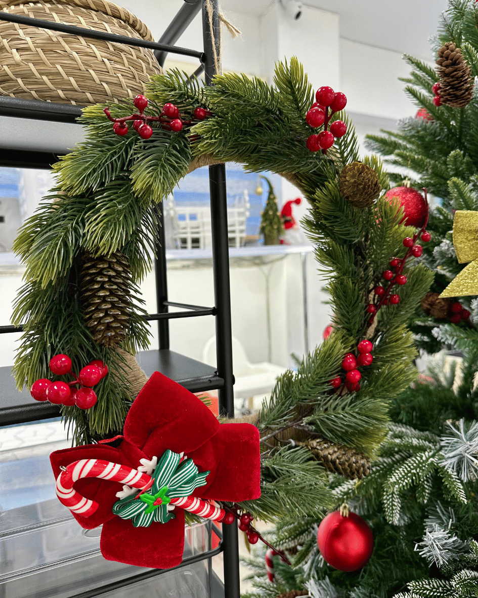 VINTER SCANDI çələng, əl işi, yaşıl, 40 sm.