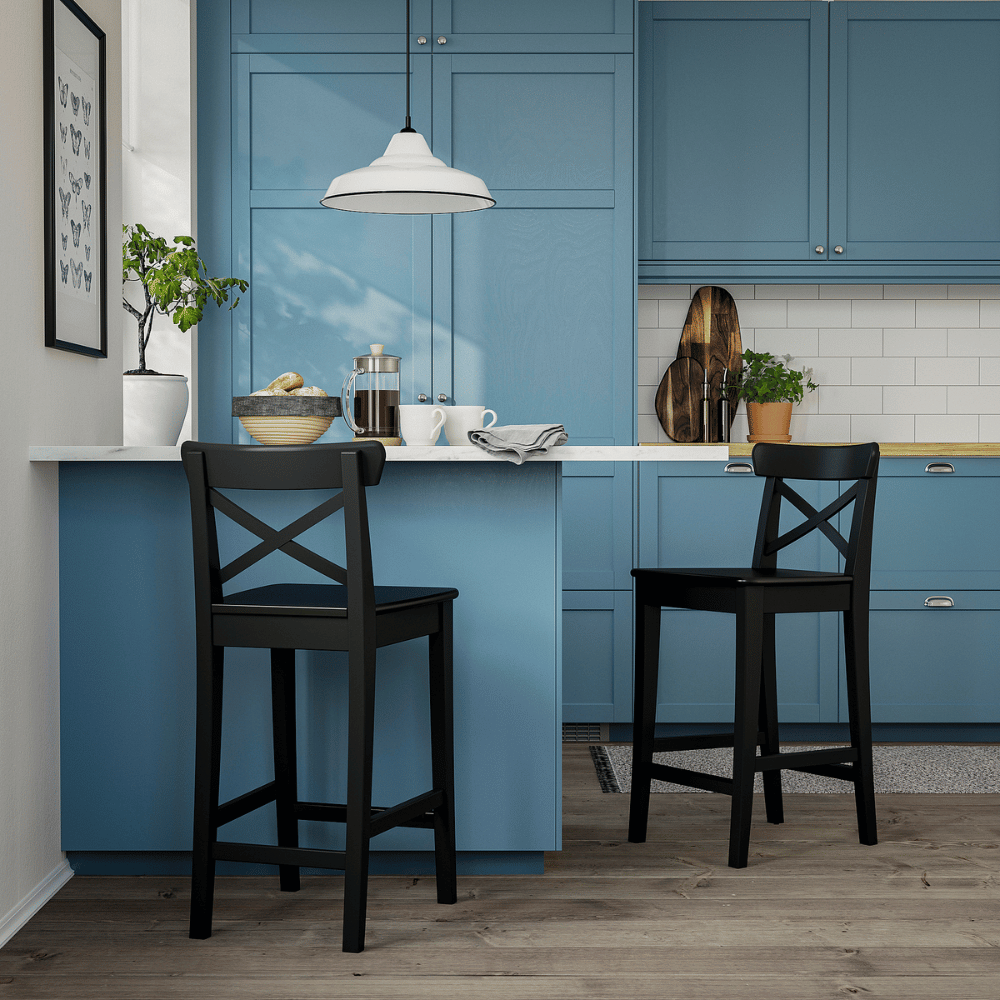 ROSENTORP IKEA Bar stulu, qara 63 sm