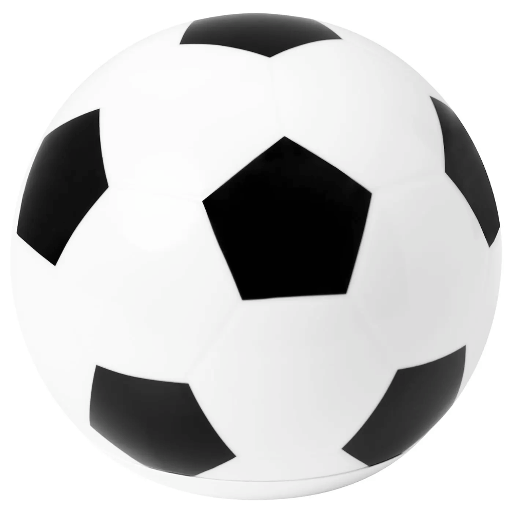 ANGARNA IKEA Stolüstü lampa, futbol naxışlı batareya ilə işləyir