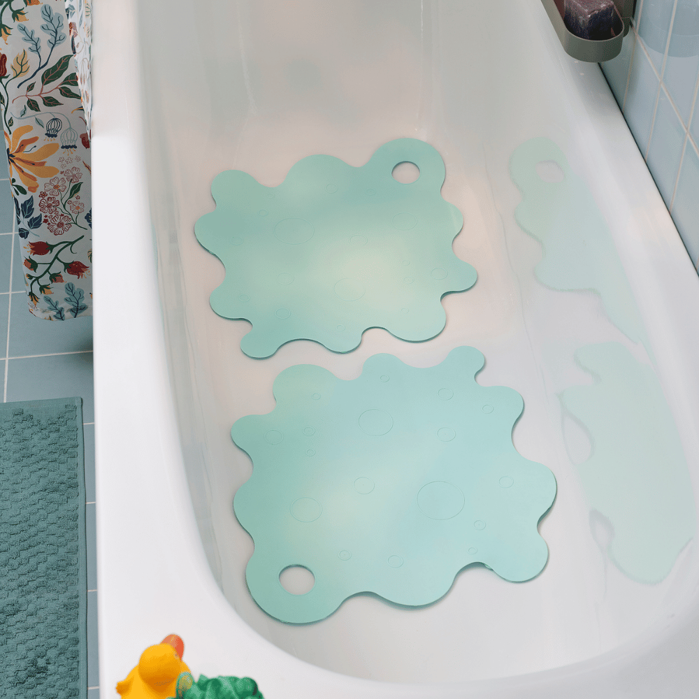 TRAMPSJON IKEA Hamam xalçası, açıq firuzəyi, 43x43 sm, 2 ədəd