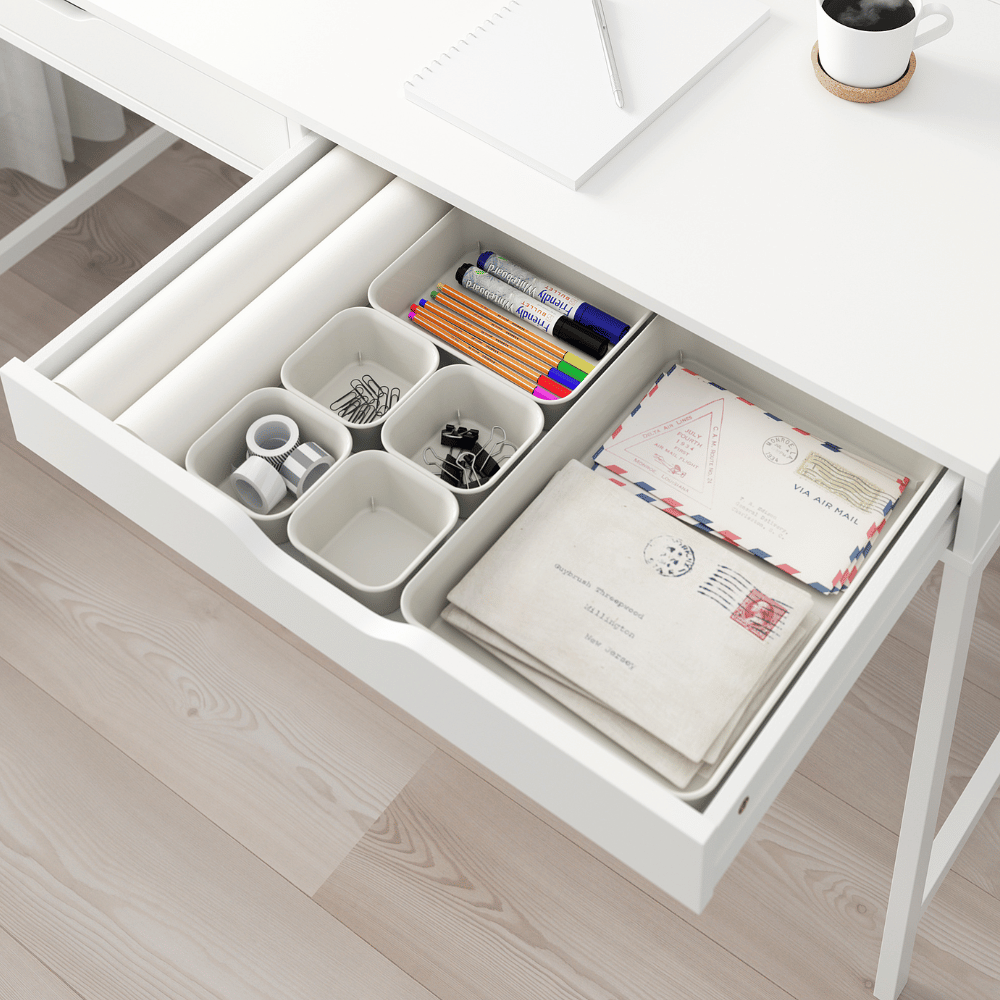 NOJIG IKEA Orqanayzer, plastik/bej rəngdə, 10×10×5 sm