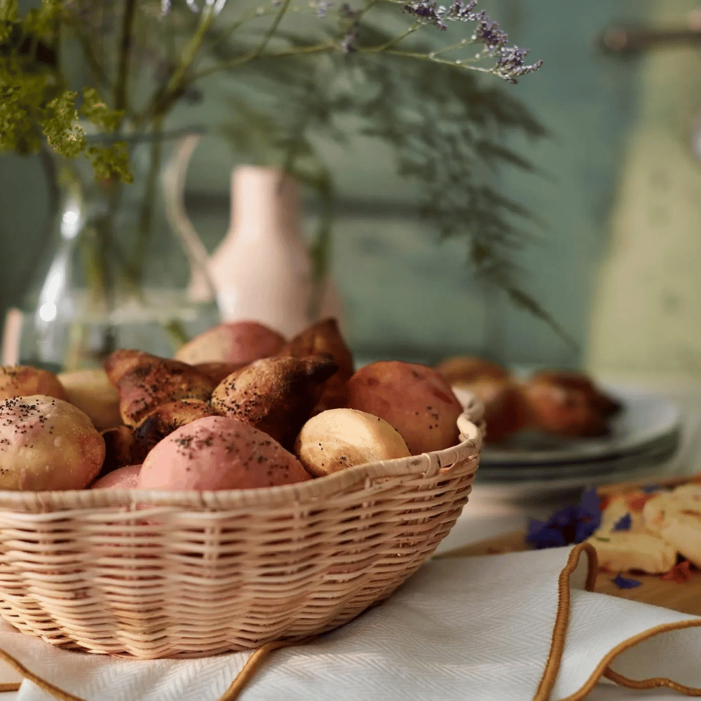 SMÖRFISK IKEA Çörək səbəti, rattan, 27×8 sm