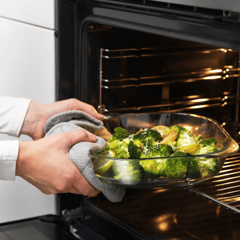 FOLJSAM IKEA Soba qabı, şəffaf şüşə, 24.5 × 24.5 sm