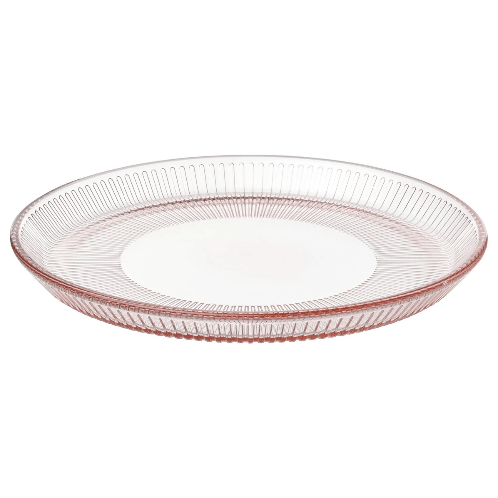 HAVSGADDA IKEA Desert boşqabı, zolaq - naxışlı/çəhrayı, 21 sm
