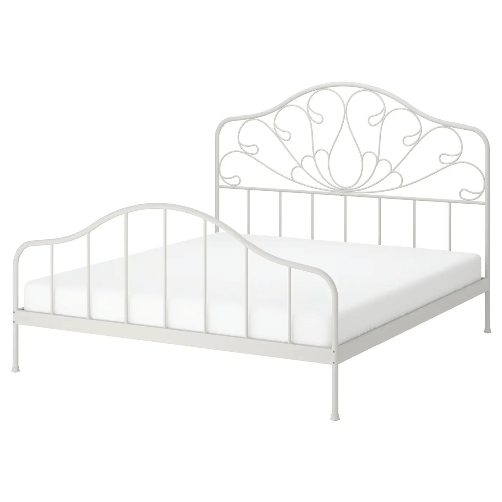 MELLGRUND IKEA Çarpayı karkası, ağ/luroy, 180x200 sm