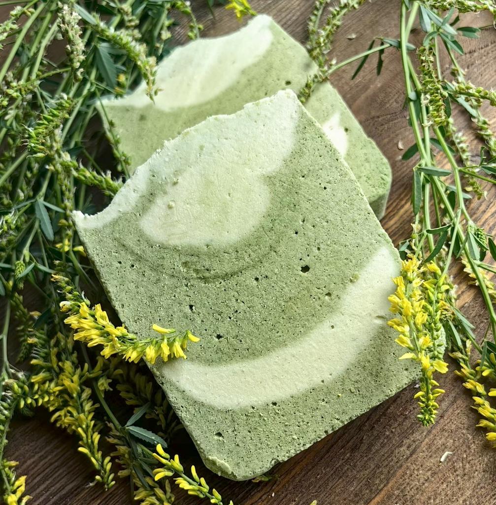 Взбитое мыло-суфле с донником