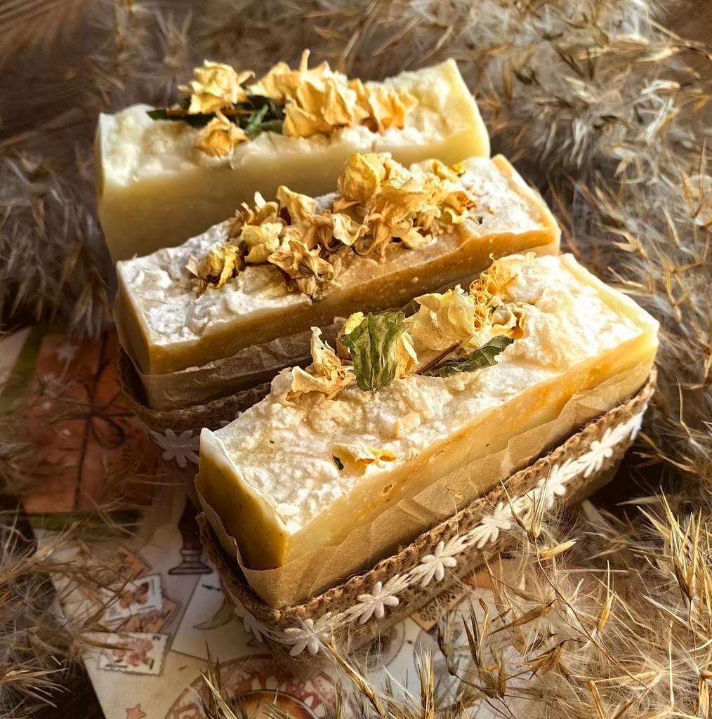 Растительное мыло "Жасминовое с желтой глиной"