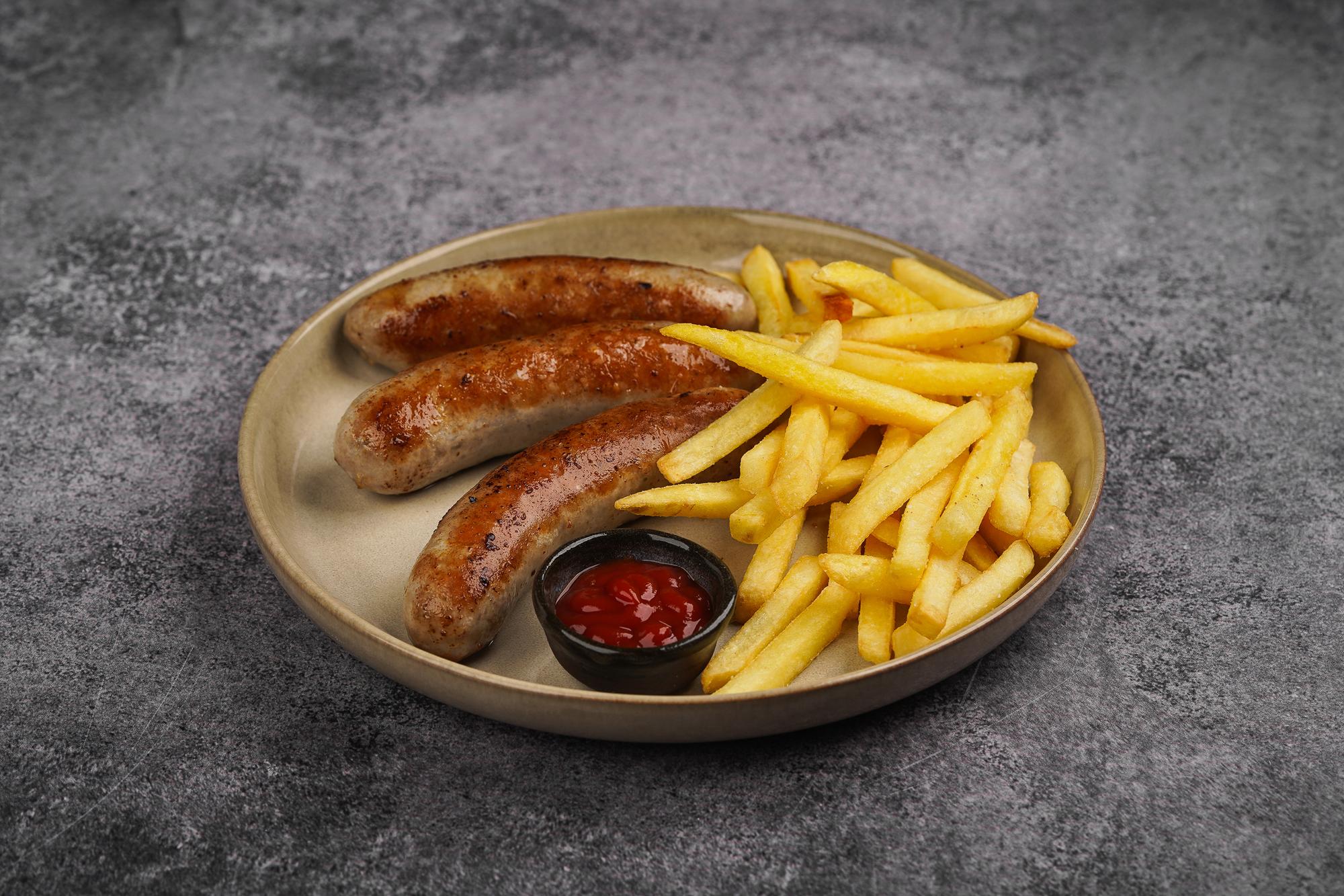 Купаты с картофелем