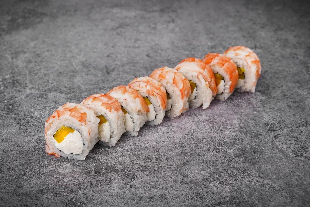 Ролл "Креветка/манго-чили"