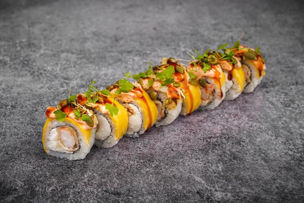 Ролл "Креветка чеддер"