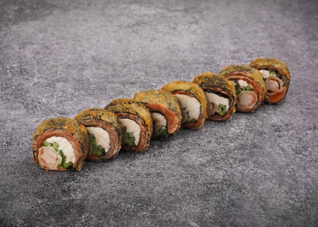 Лосось/креветка-темпура