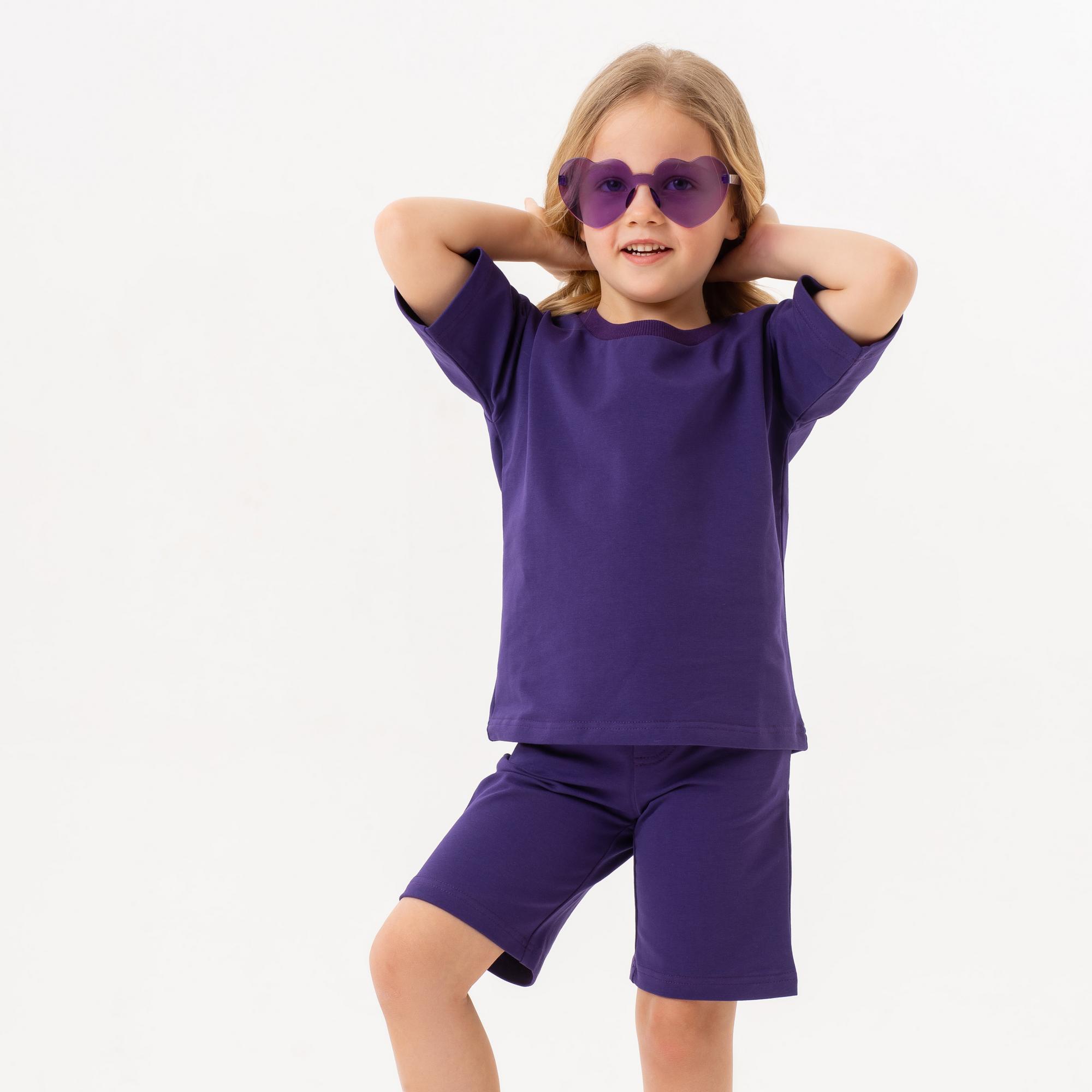 Костюм с шортами Фиолетовый