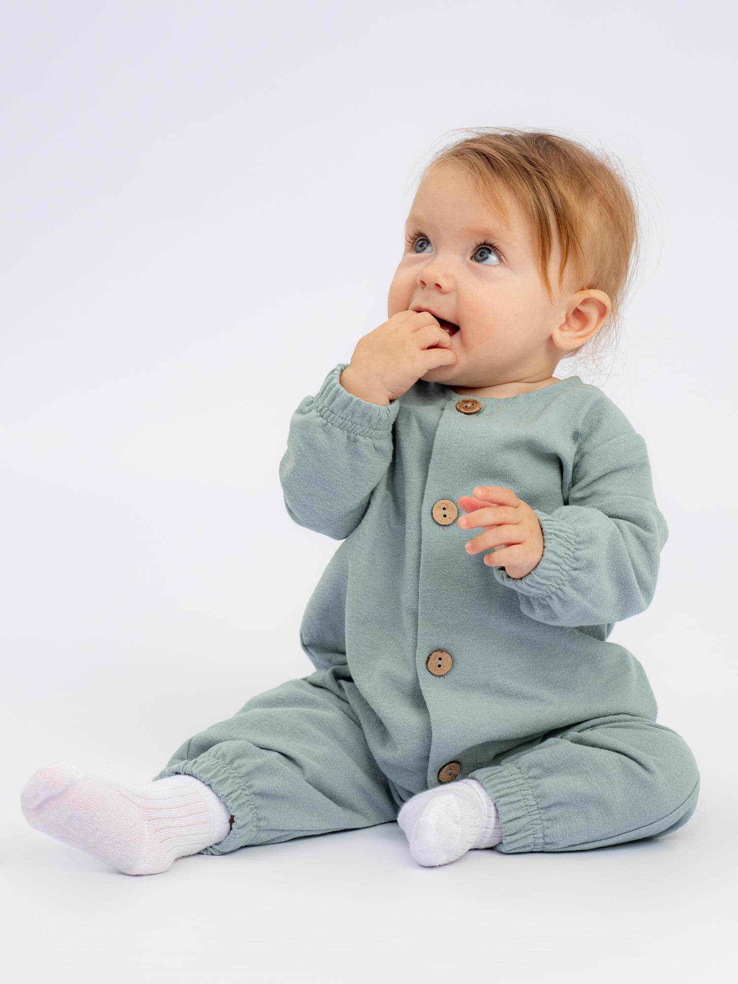 Комбинезон из фланели "Мята"