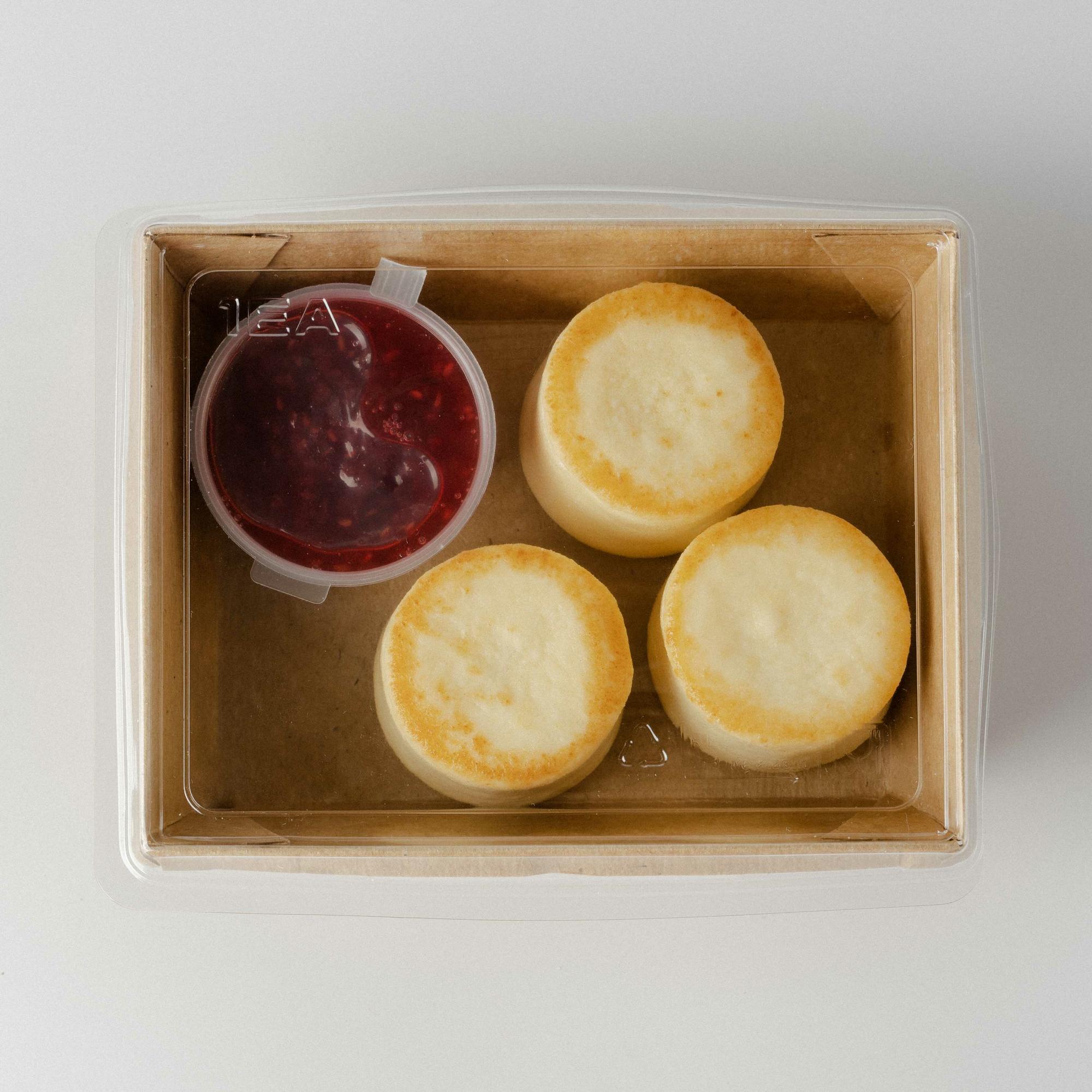 Сырники мини с топпингом, 180 гр