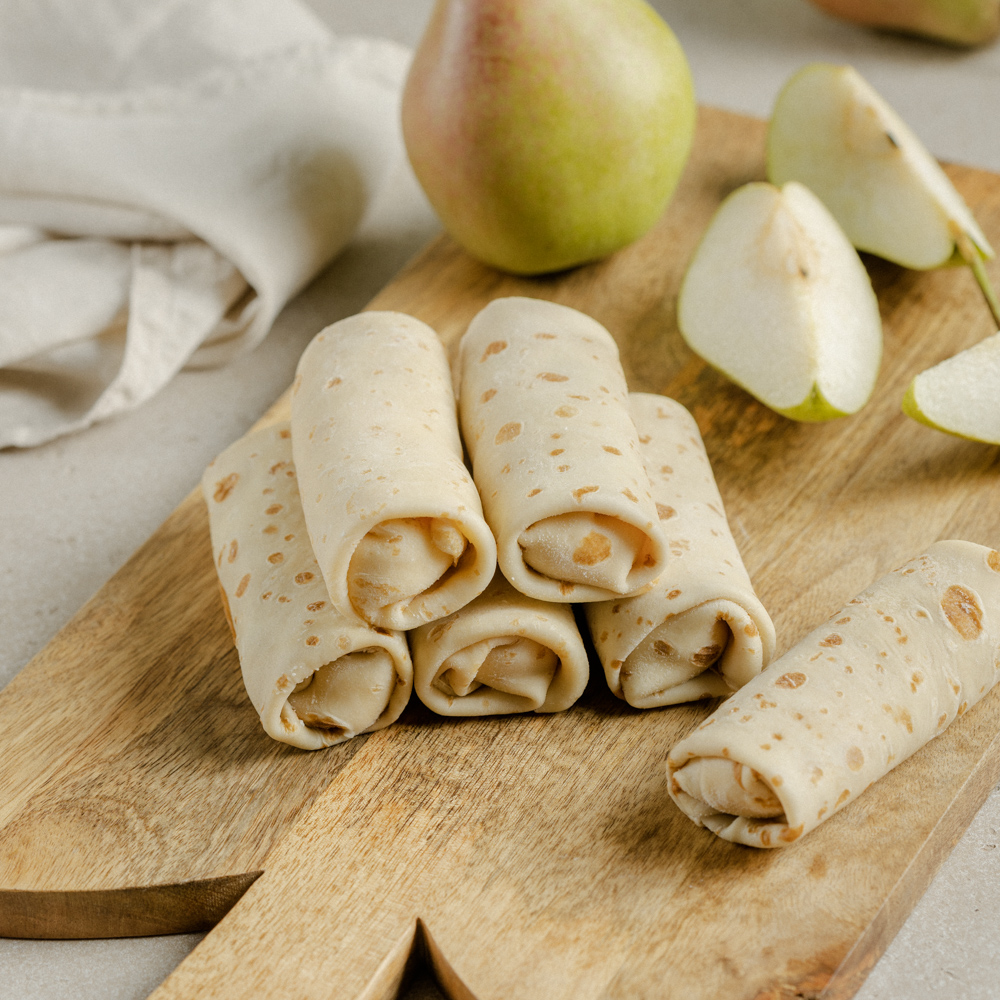 Блинчики с грушей и маскарпоне, 60 шт