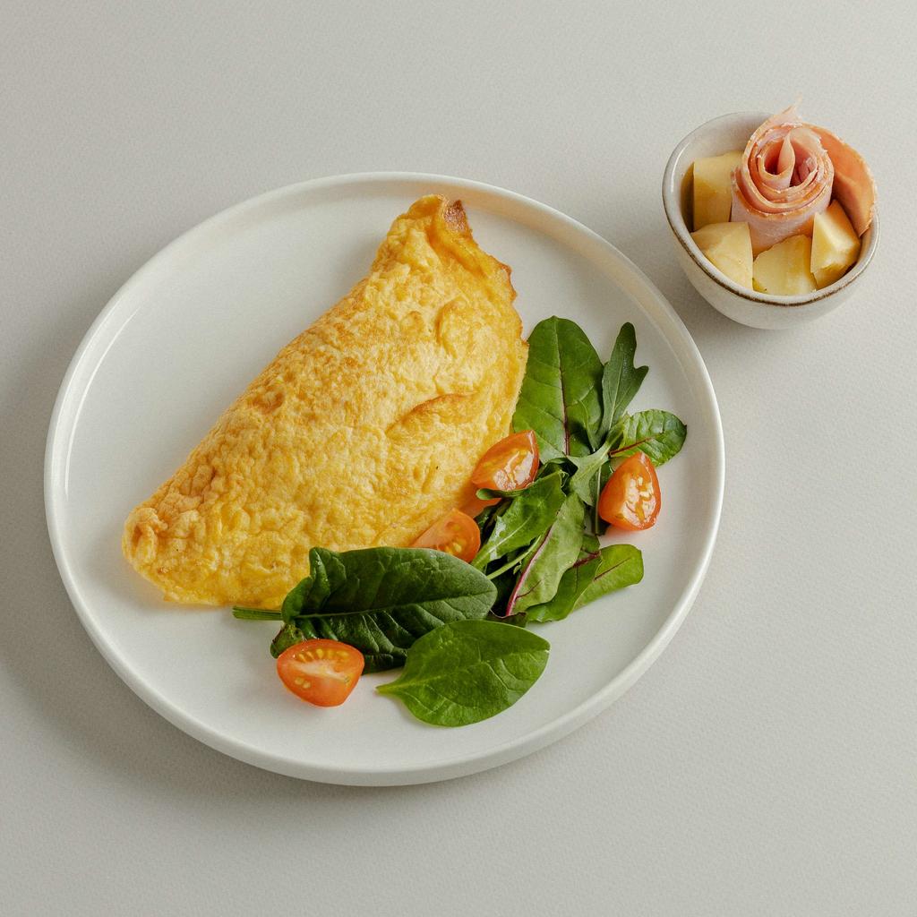 Омлет с ветчиной и сыром, 170 гр