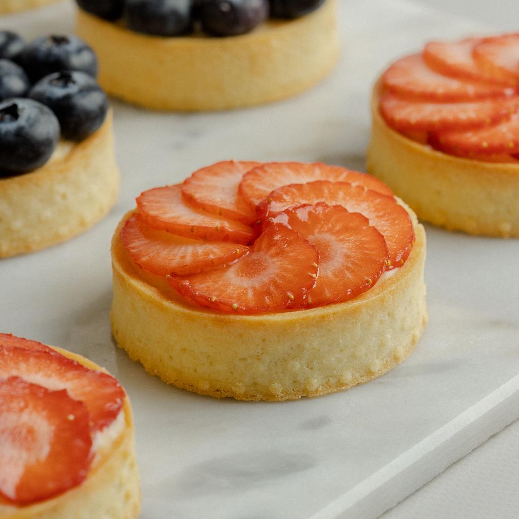 Тарталетка клубника, 1 шт / 100 гр (2 упаковки)