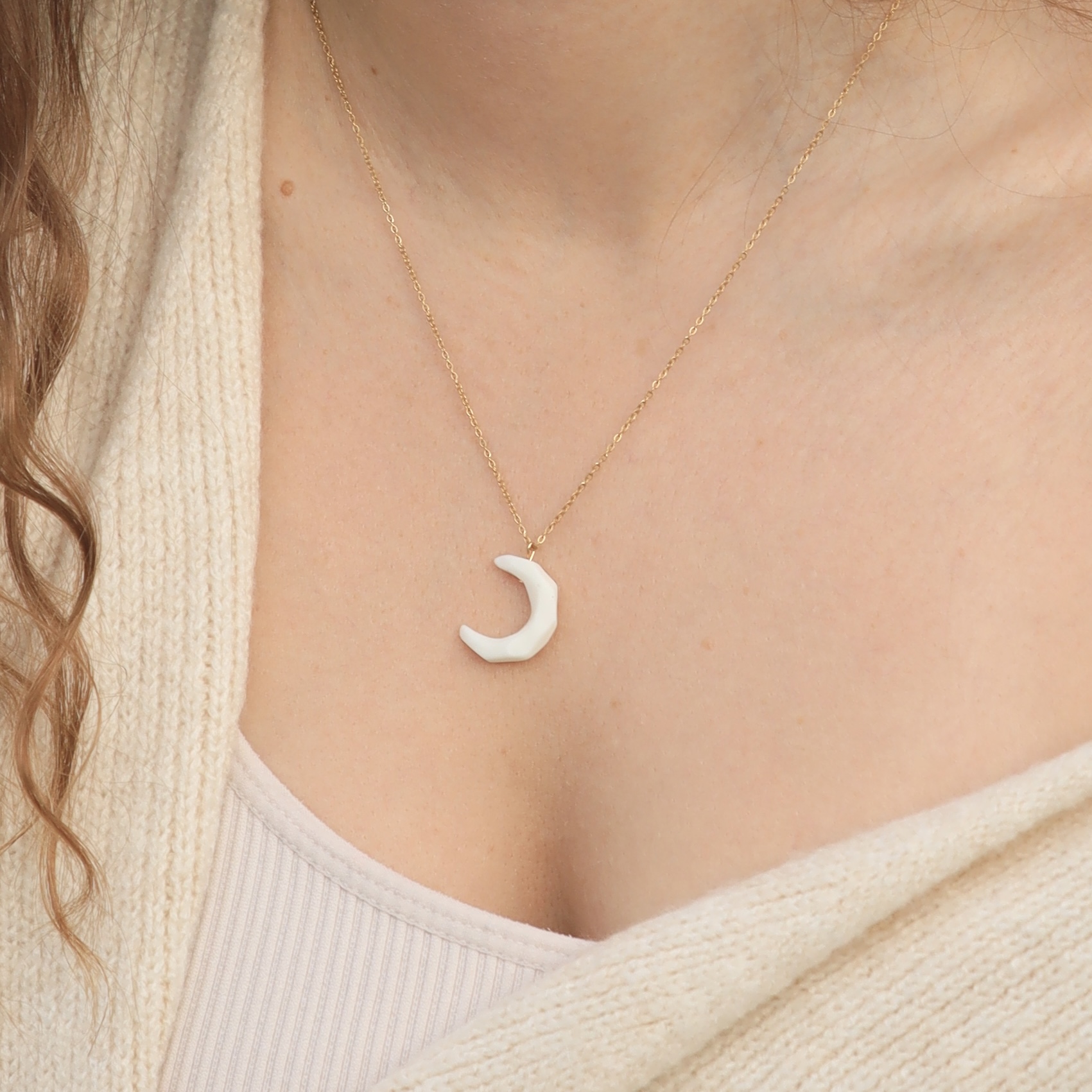 Кулон "Лунная"граненый