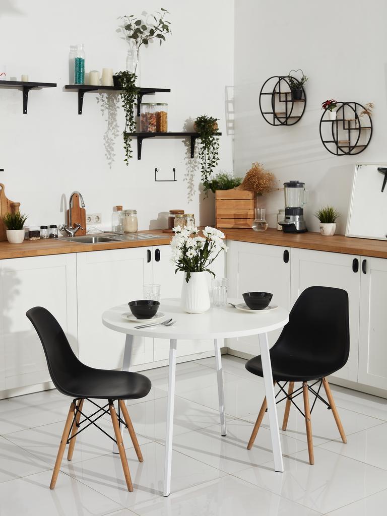 Обеденный стол белый 80 см