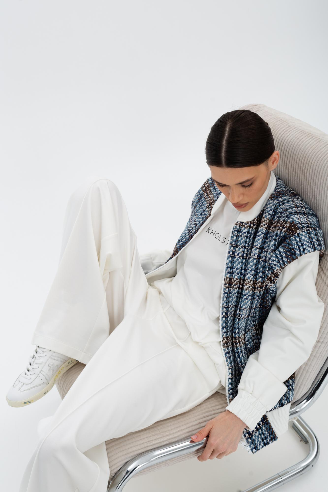 Брюки из вискозного джерси