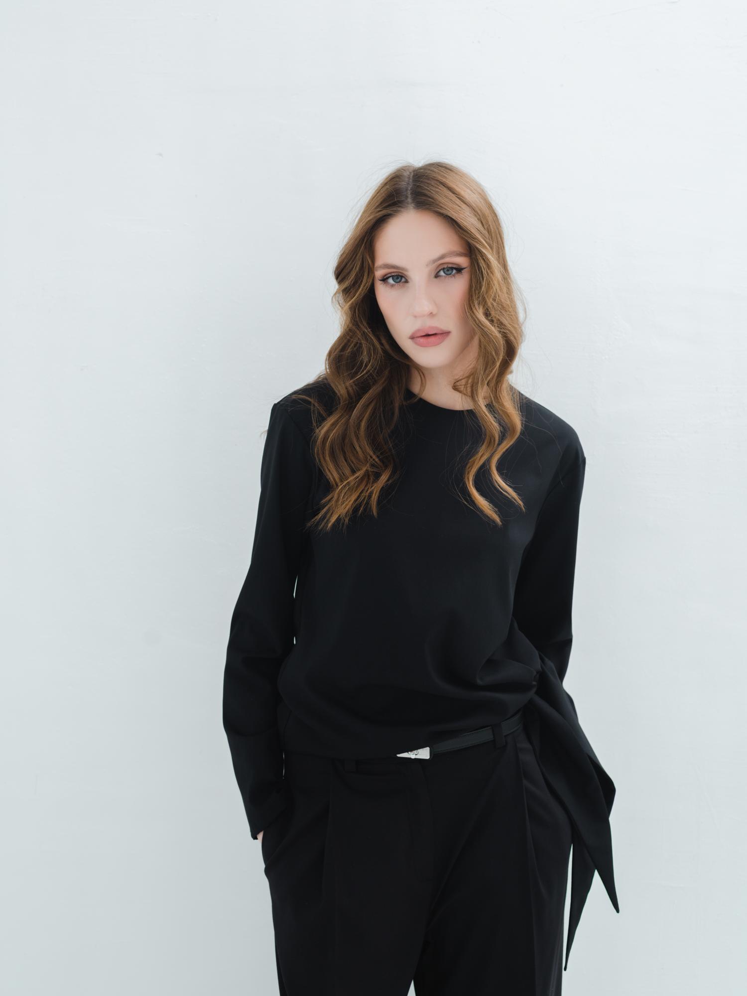 брюки из костюмной ткани