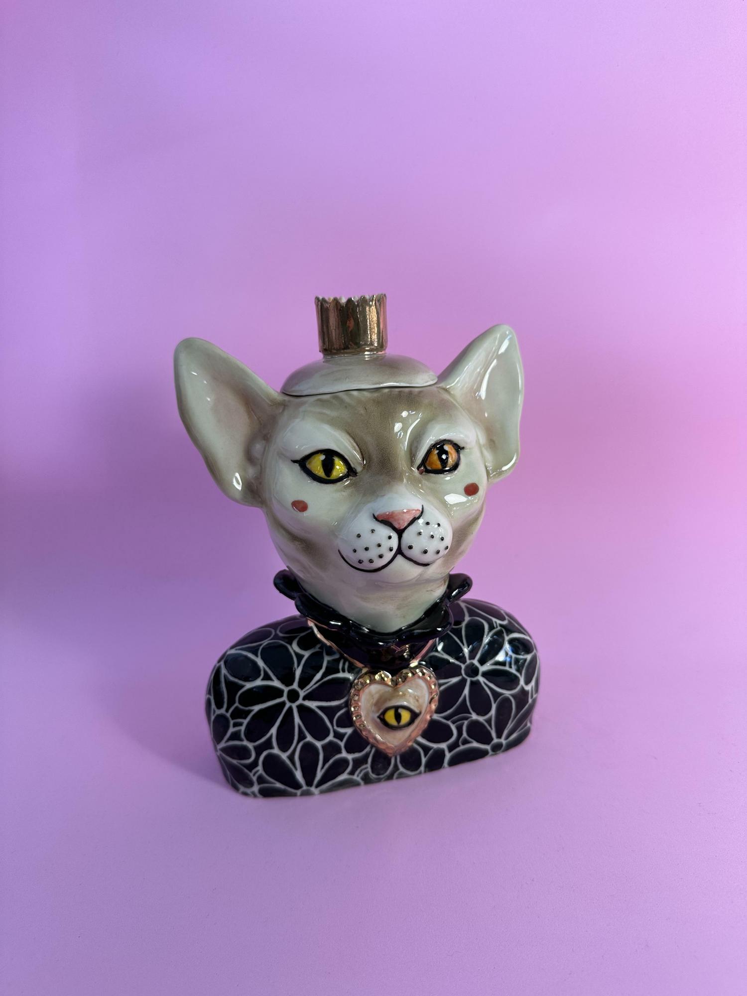 Ваза "Кот-король"