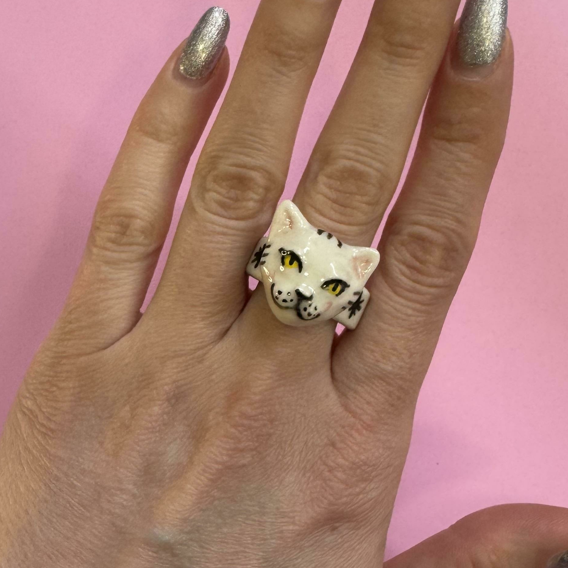 Кольцо с котом