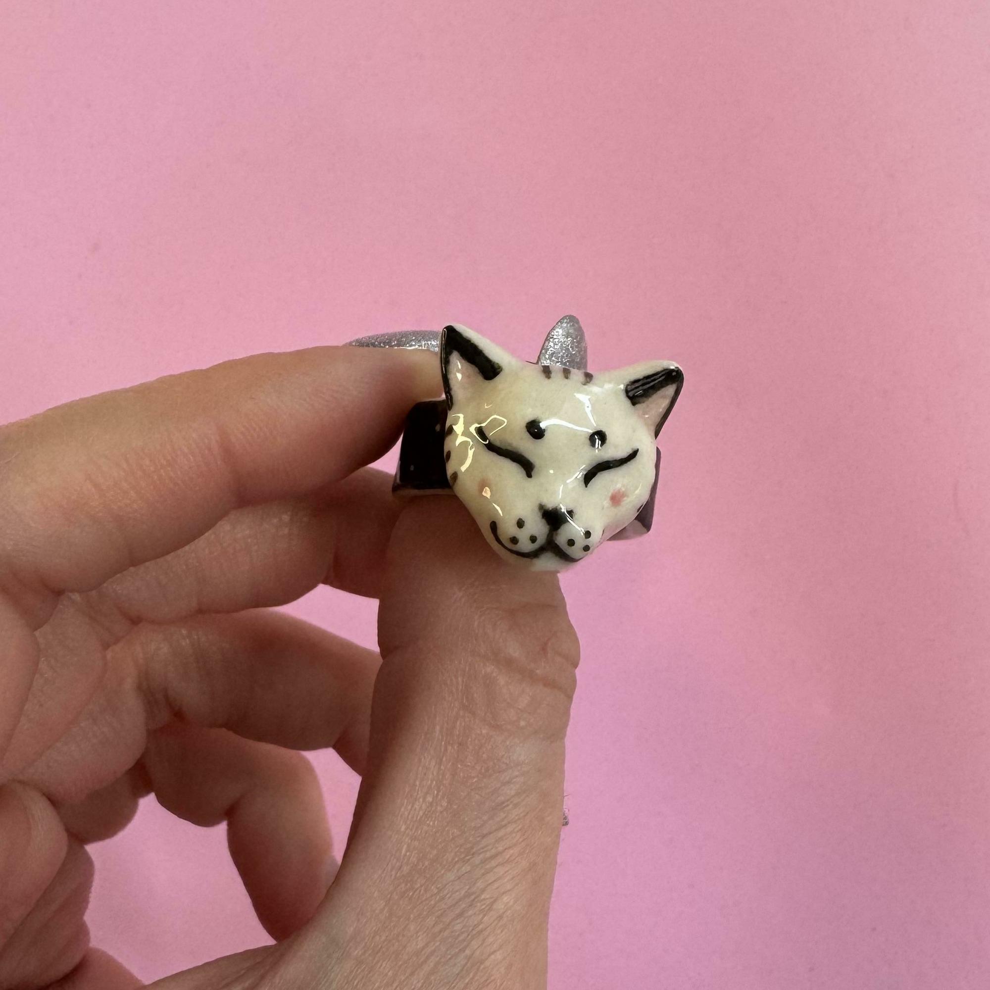 Кольцо с котом