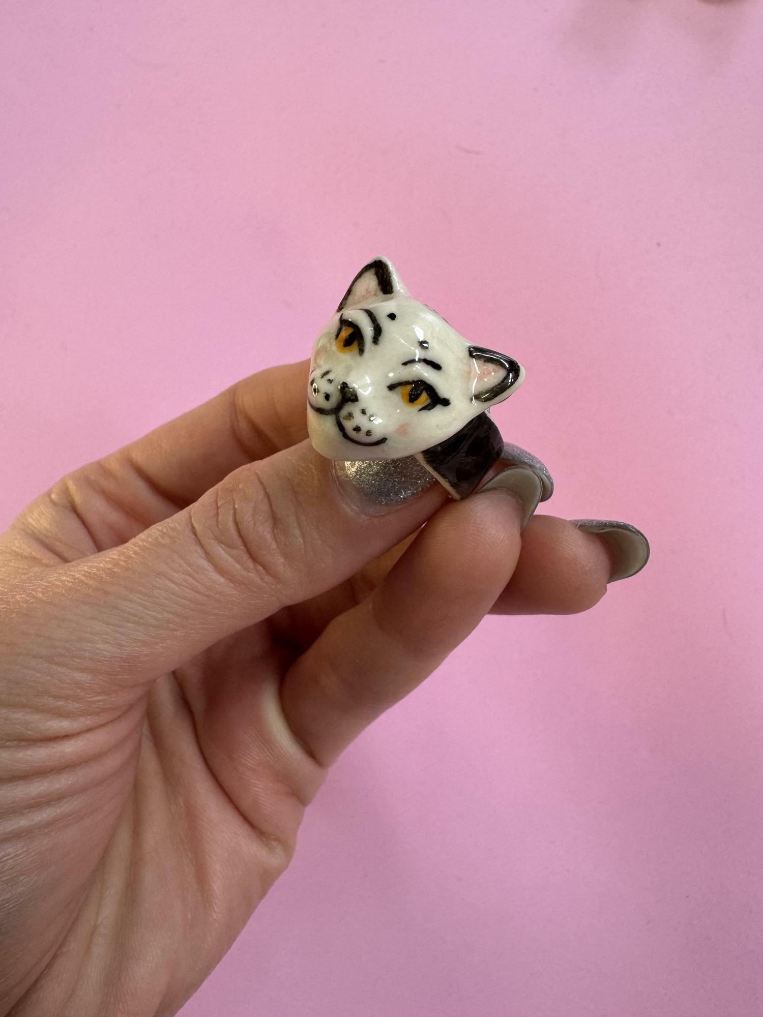 Кольцо с котом