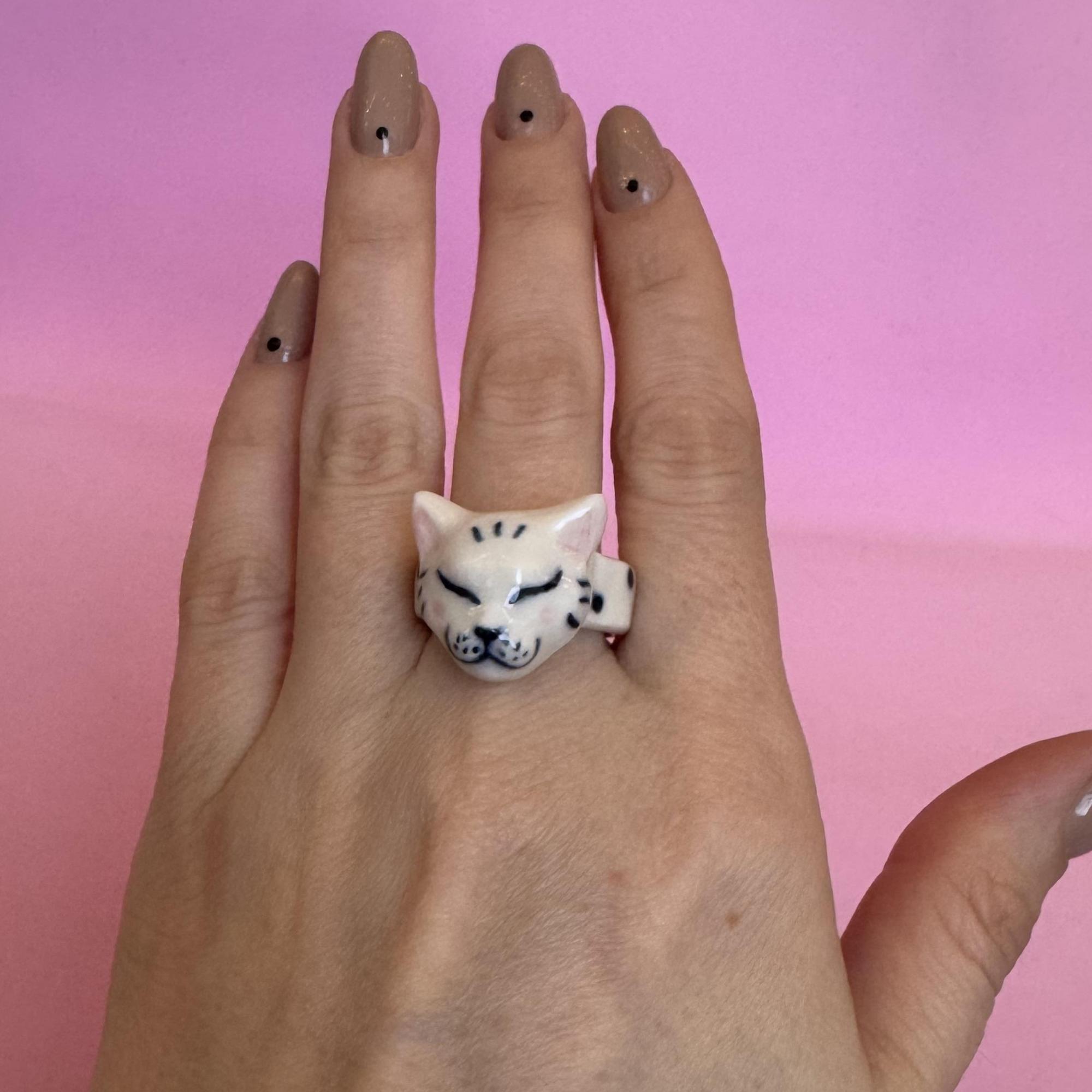 Кольцо с котом