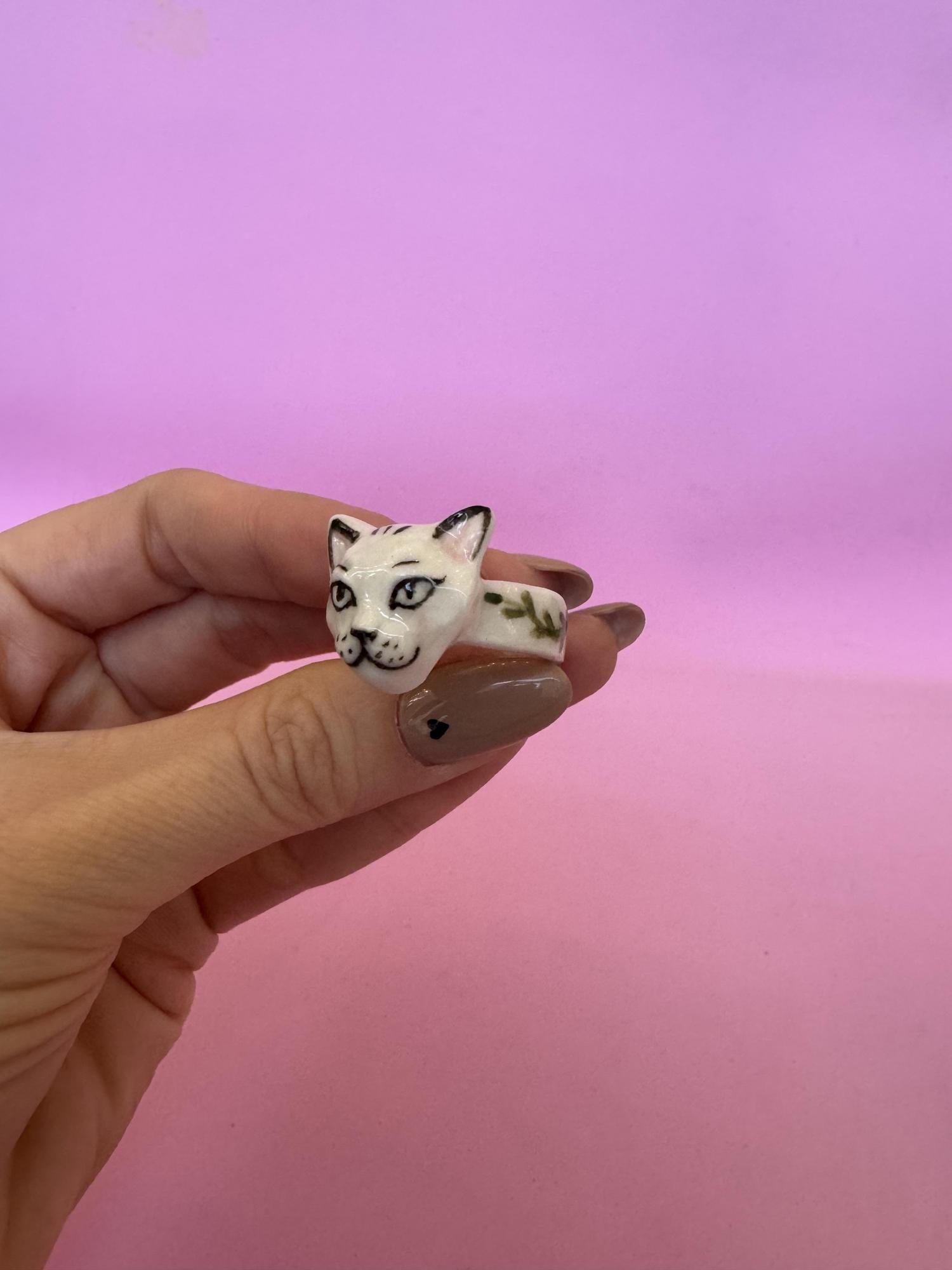 Кольцо с котом