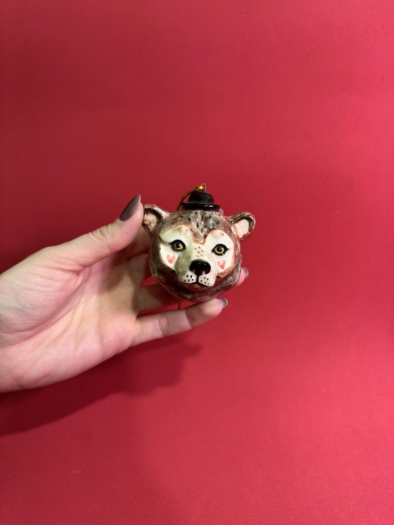 Медведик в шляпке