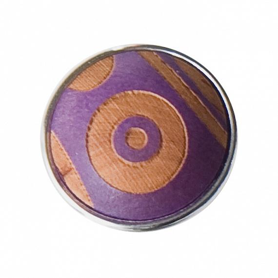 Бусина Дзи цвет винограда