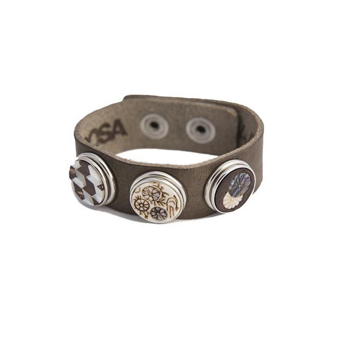 Браслет классический цвет табака