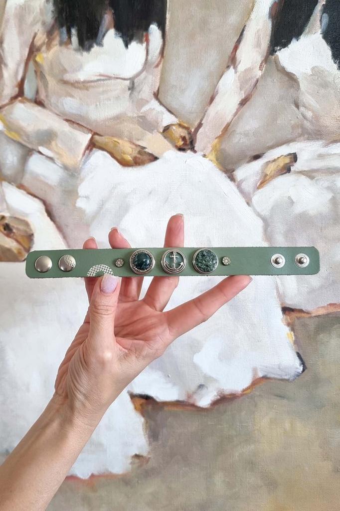 браслет "Артемисия" в оттенке полыни