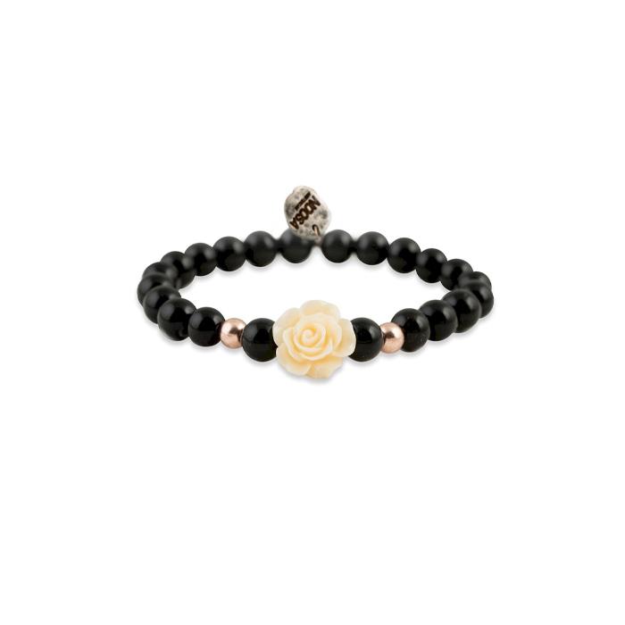 БРАСЛЕТ "ШИПОВНИК" ИЗ ЧЕРНОГО ОНИКСА