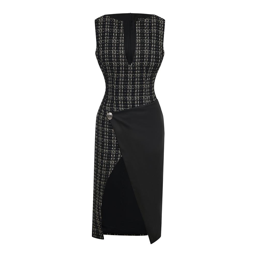 Твидовое платье