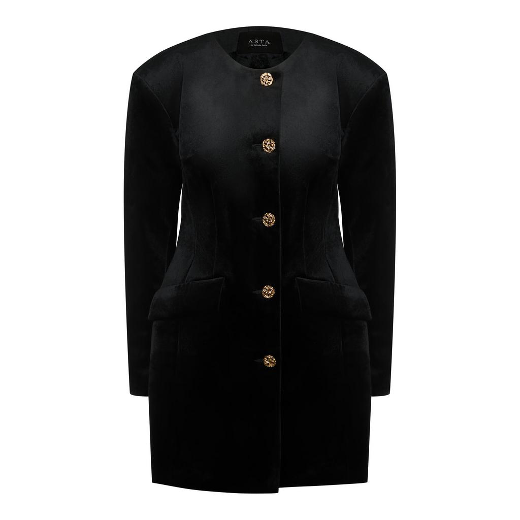 Платье мини бархат