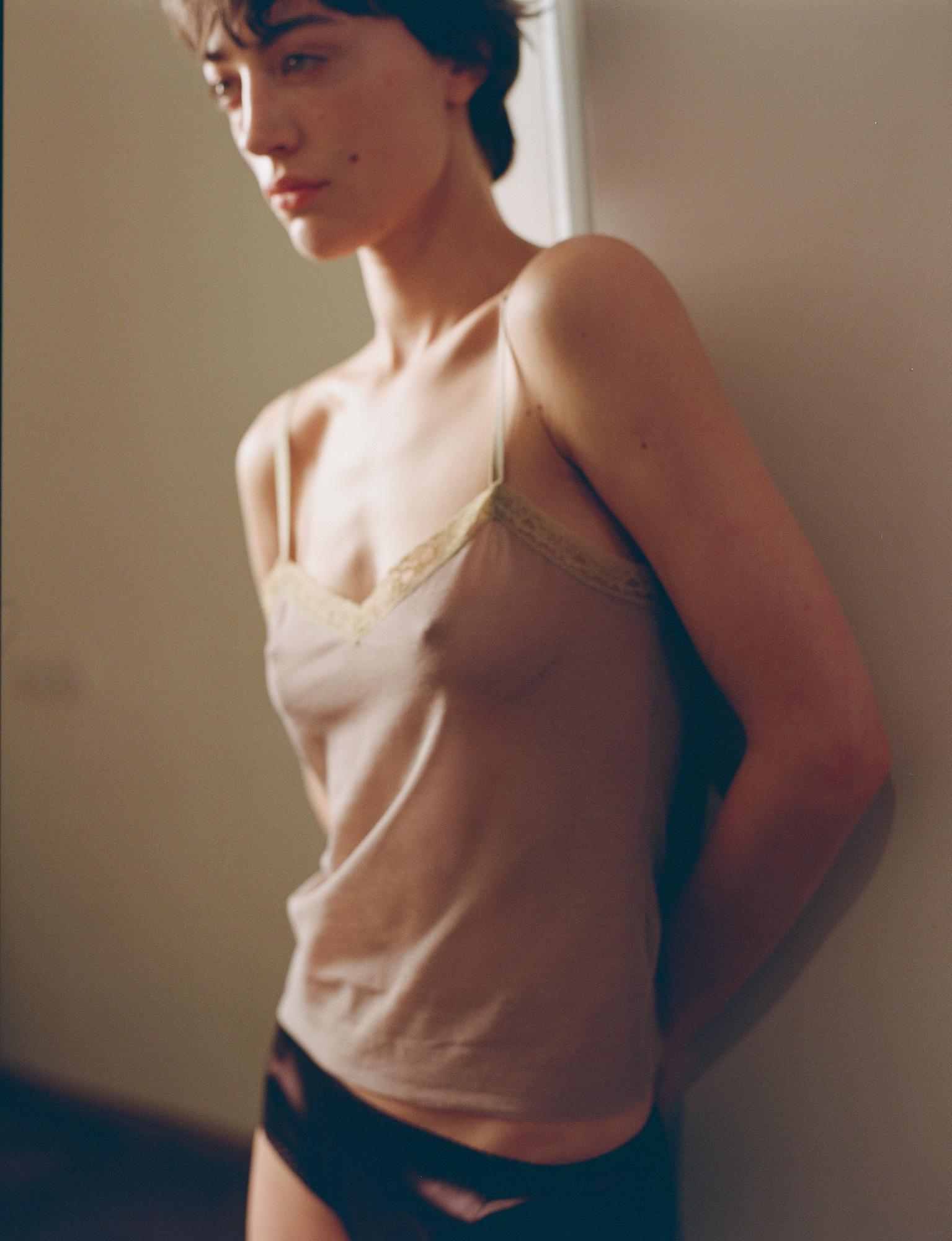 Топ Camisole с античным кружевом