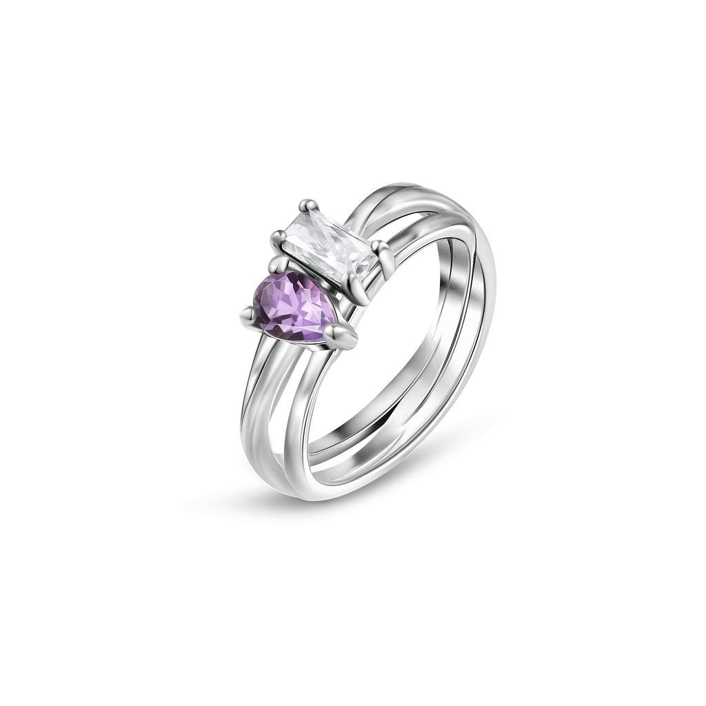 Кольцо Линии и камни