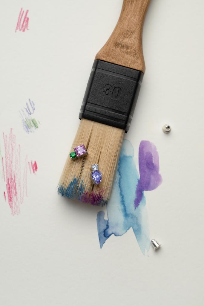 Серьги художницы