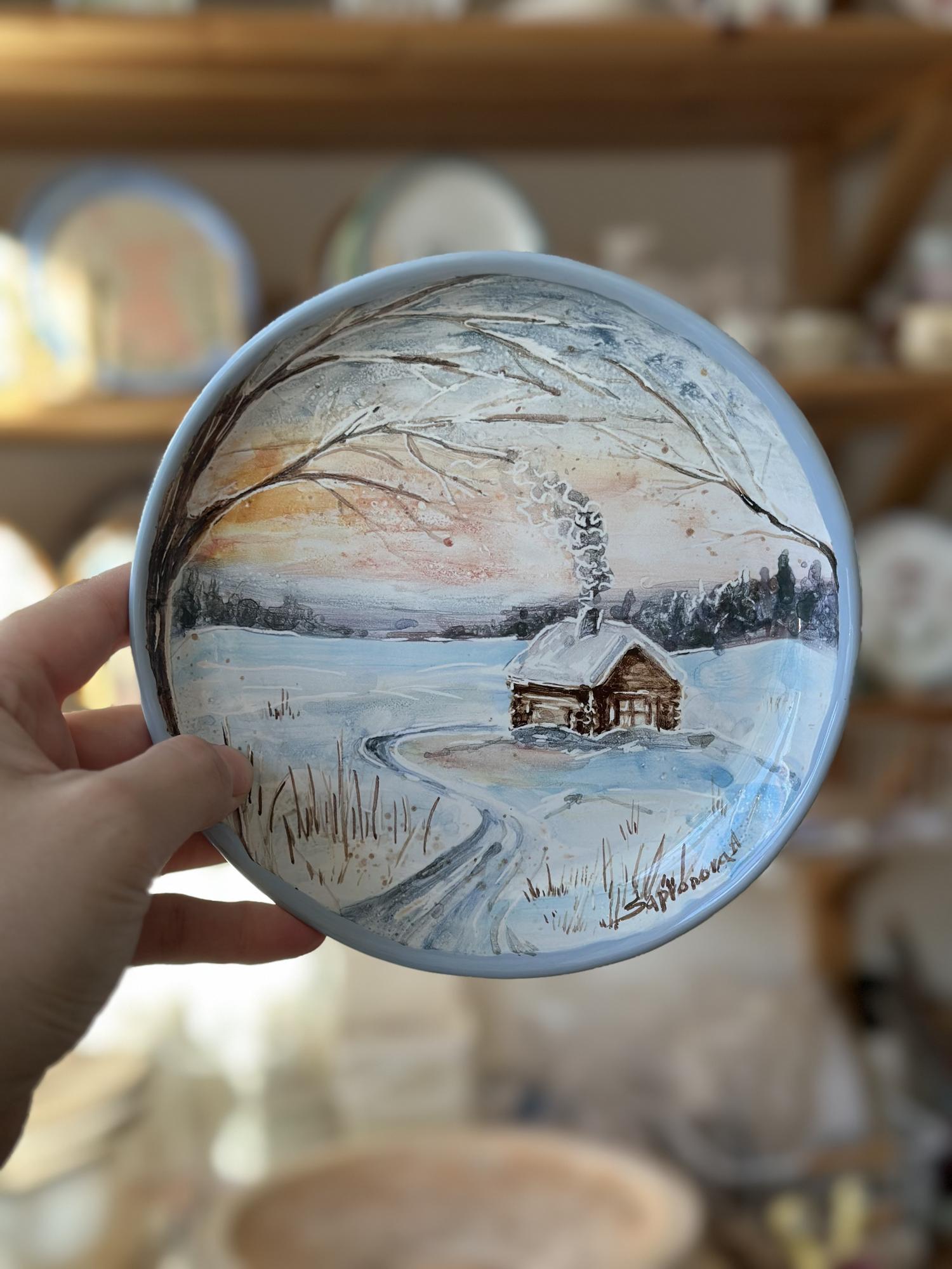 Тарелка "Зимняя"