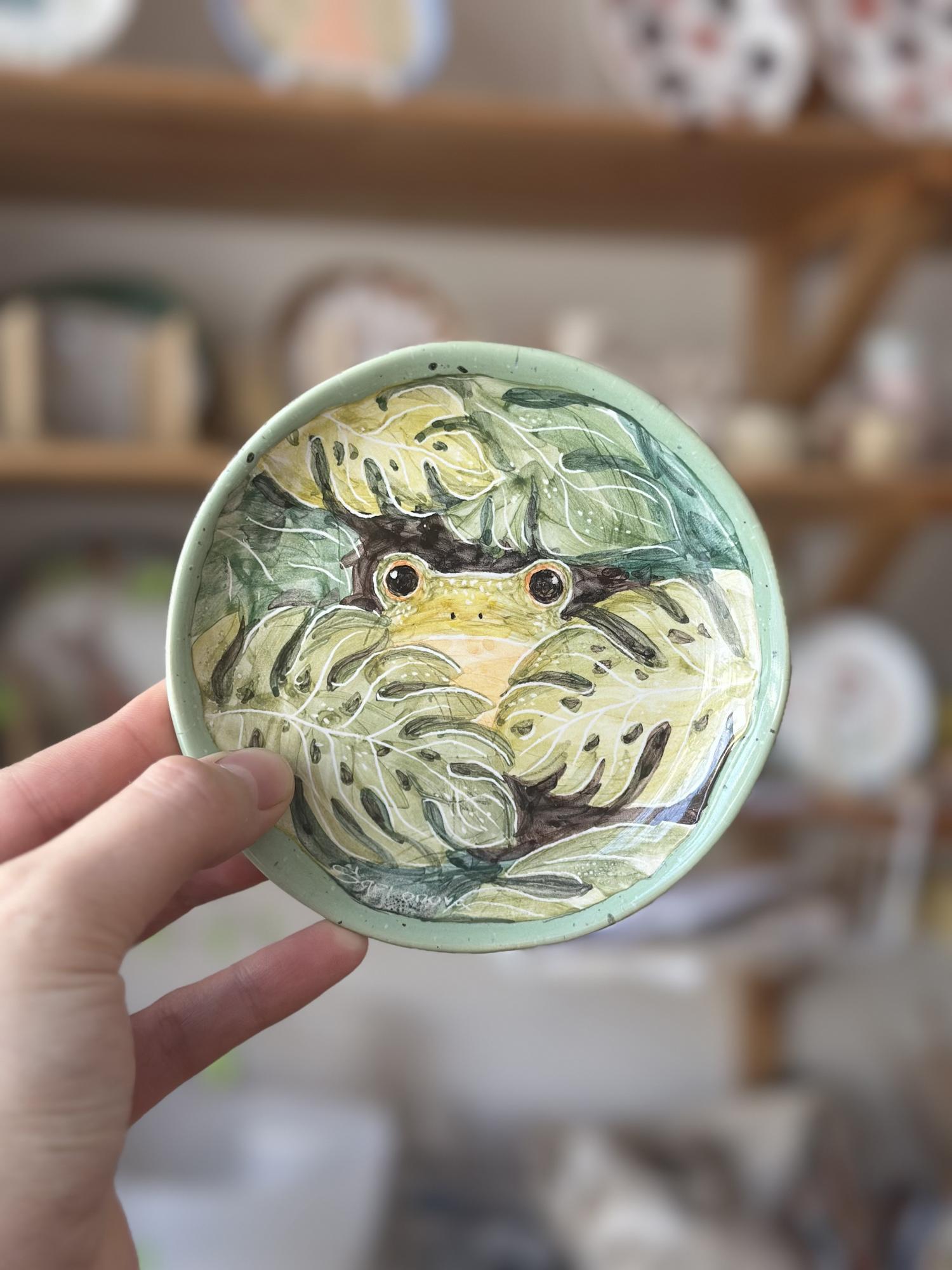 Тарелочка «Лягушенок»