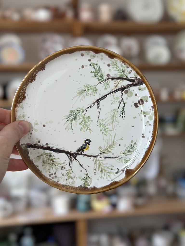 Тарелка "Синичка»