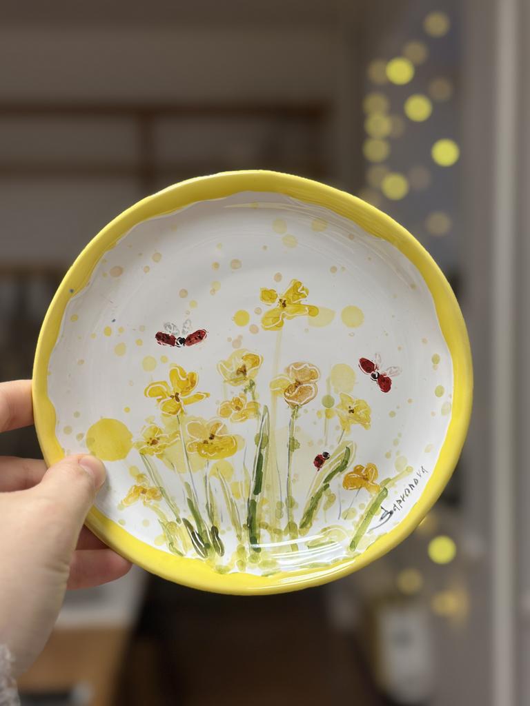 Тарелка «Дело было на поляне»