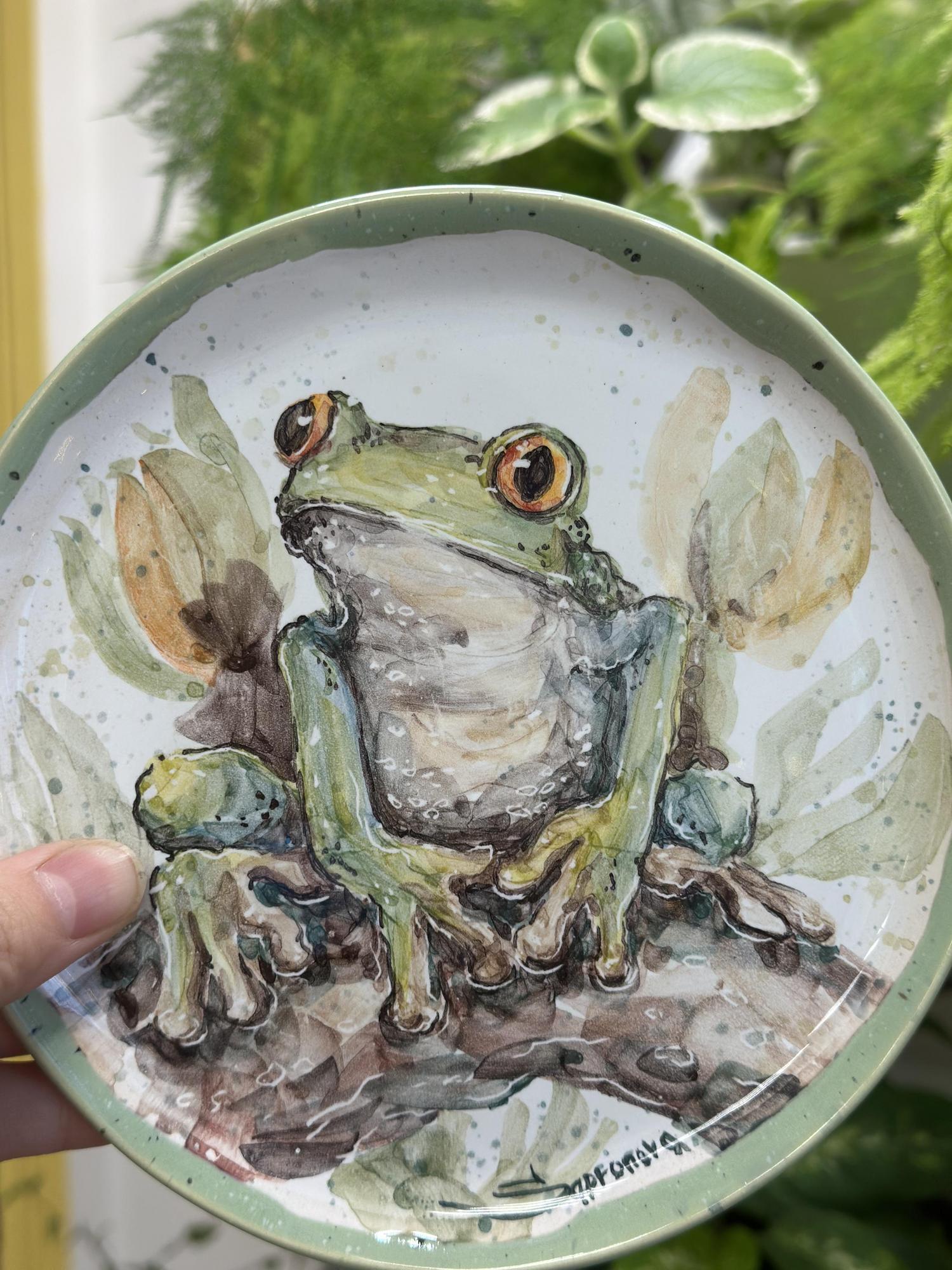 Тарелка «Царевна лягушка»