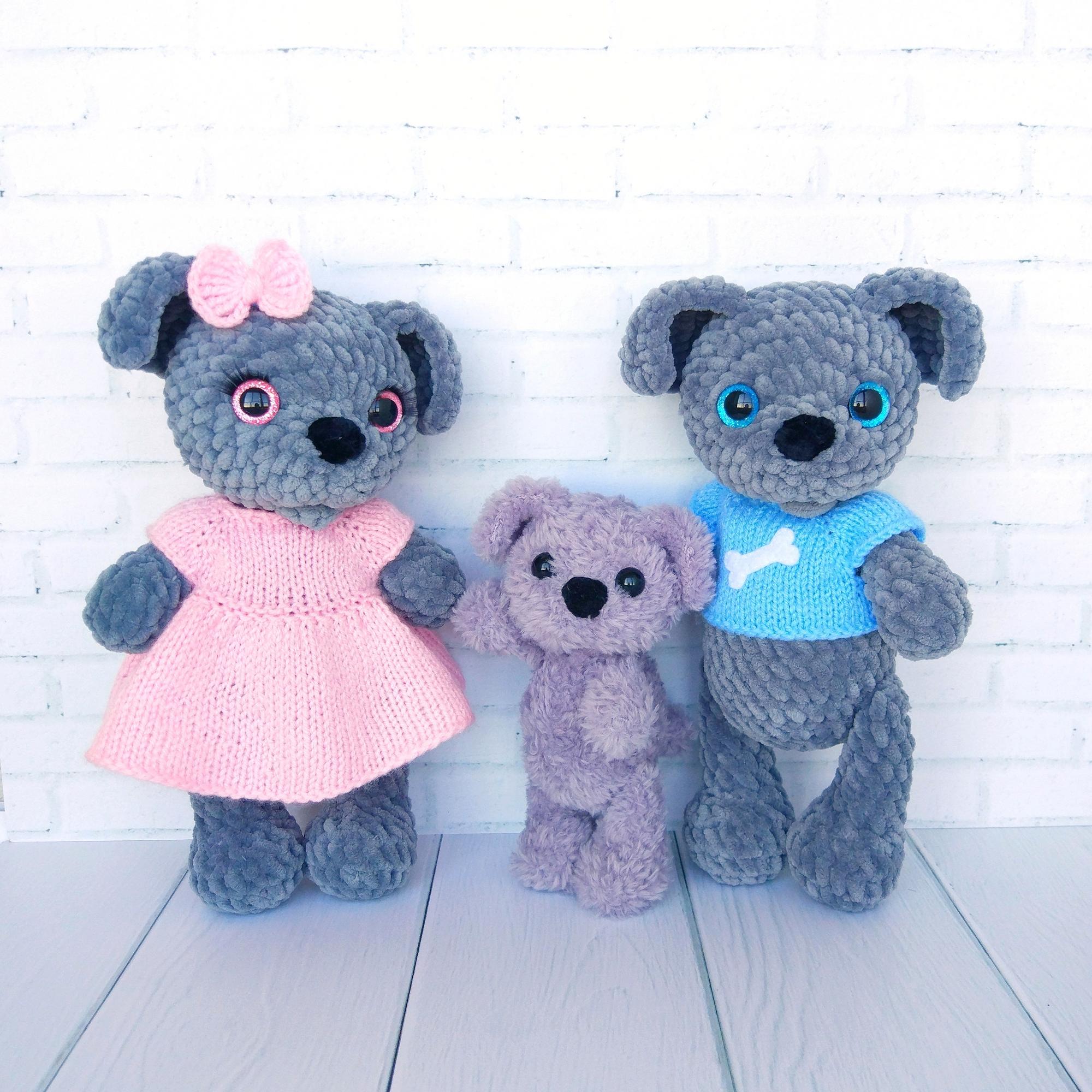 Бесплатный МК "Щенок Плюштерьер"